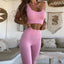 Crop Bra Yoga Shorts