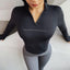 Zip Long Sleeve Sports shirt