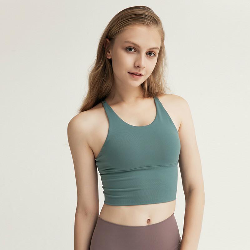 Shockproof Sports Bra Thin Straps