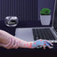 Calliven Power Ball Wrist Trainer Forearm Exerciser Strengthener Workout Toy Spinner Gyro Led Lights