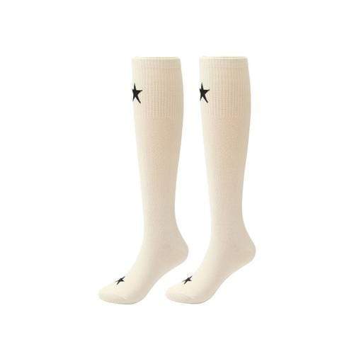 Solid Color High Cotton Sports Socks