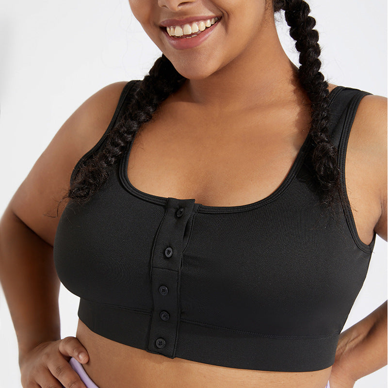 Gathering Beauty Back Yoga Plus Size Sports Bra