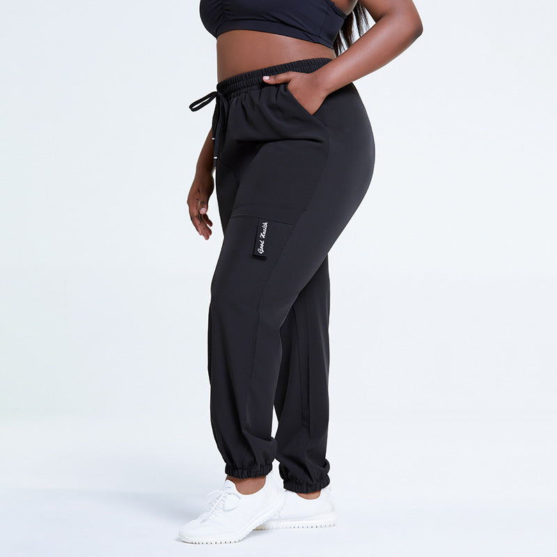 Women Plus Size Sweatpants Loose Harem Pants