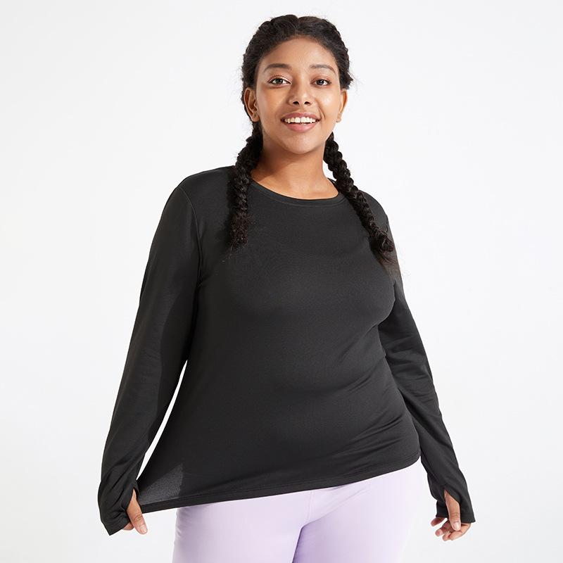 Large Size Yoga Suit Long sleeved shirt