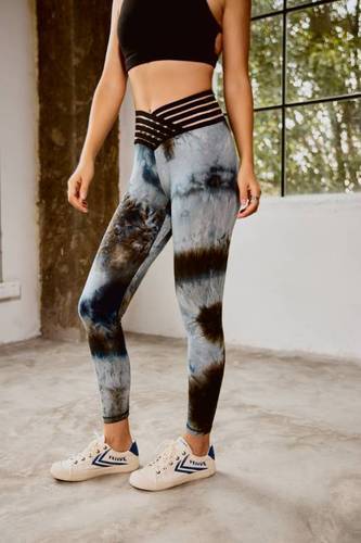 Outdoor Trendy Tie Dye Tight Fitness Legging