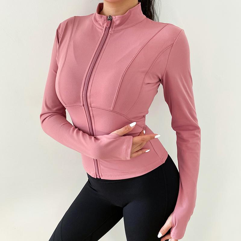 Nude Solid Color Professional Training Sports Jacket