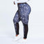 Large code Printed Yoga Pants Bare Peach Hips