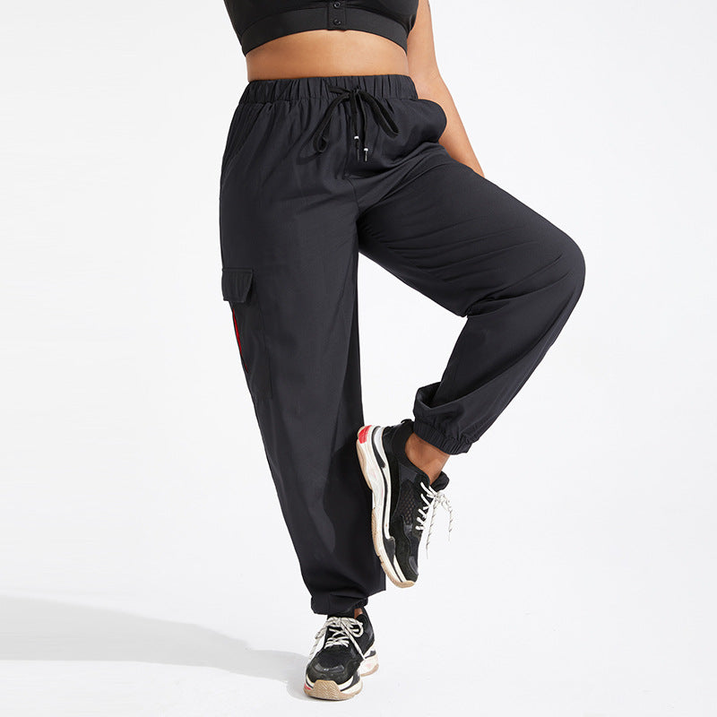 Large Size Slim Fitness Sweatpants Women Loose