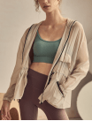 Casual Loose See Yoga Jacket