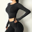 Solid Color Leisure Quick drying Fitness Yoga Long Sleeve