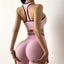 Shockproof Gathered Fitness Yoga Bra