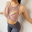 Sexy Mesh Panel Shockproof Bra