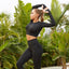 Pure Color Sports Bra Sexy Yoga Suit