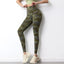 High Waist Camouflage Quick drying Yoga Leggings
