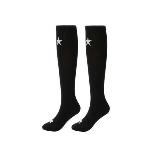 Solid Color High Cotton Sports Socks