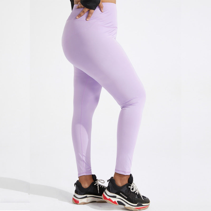 Large Size Yoga Pants Skin Friendly Nude Sports