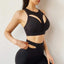 Sexy Mesh Panel Shockproof Bra