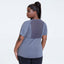 Large Sports Short Sleeve shirt Women Mesh Fitness Suit Top