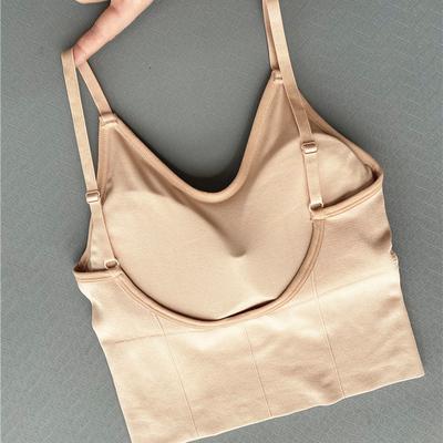 Casual Pure Colour Low Impact Sports Bra
