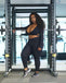 Large Size Women Sexy Sports Two piece Suit