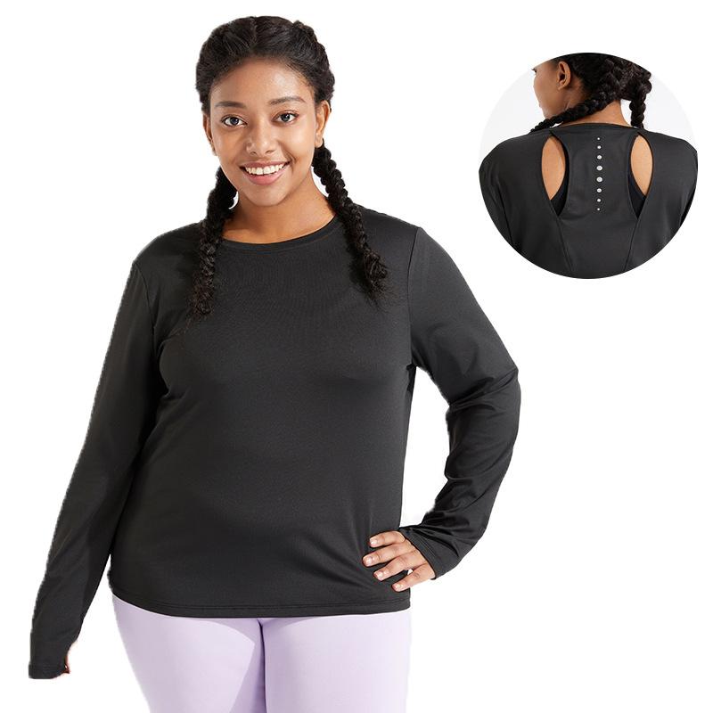 Large Size Yoga Suit Long sleeved shirt