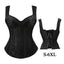 Black Lacing-up corselet Women Top