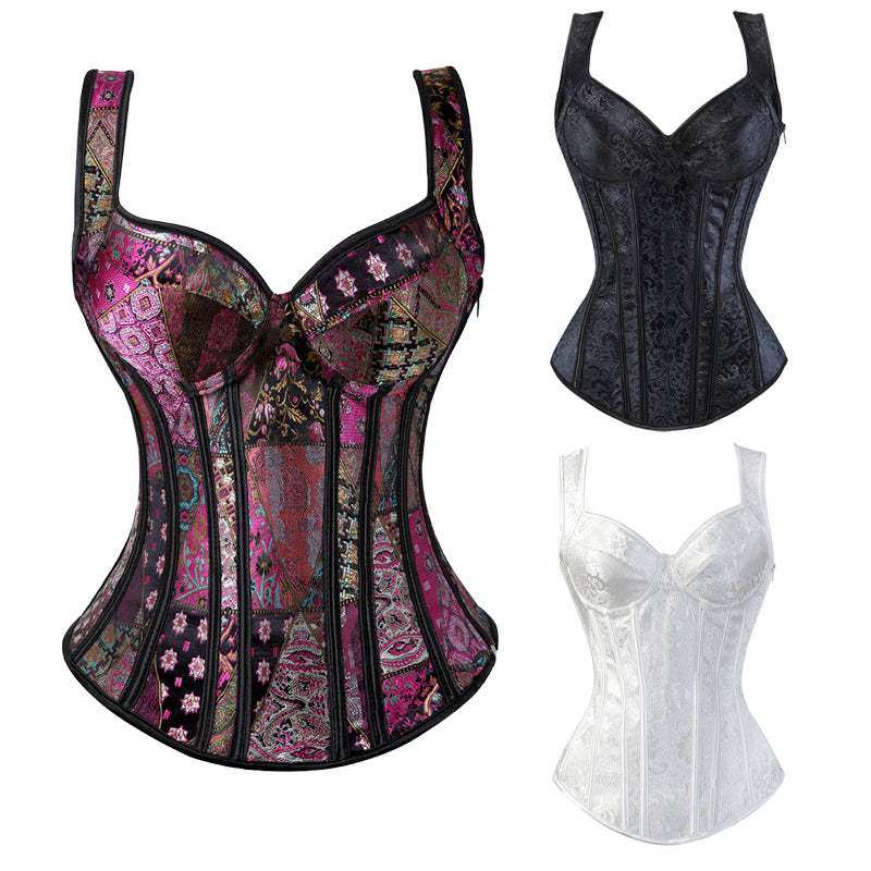 Black Lacing-up corselet Women Top