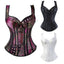 Black Lacing-up corselet Women Top