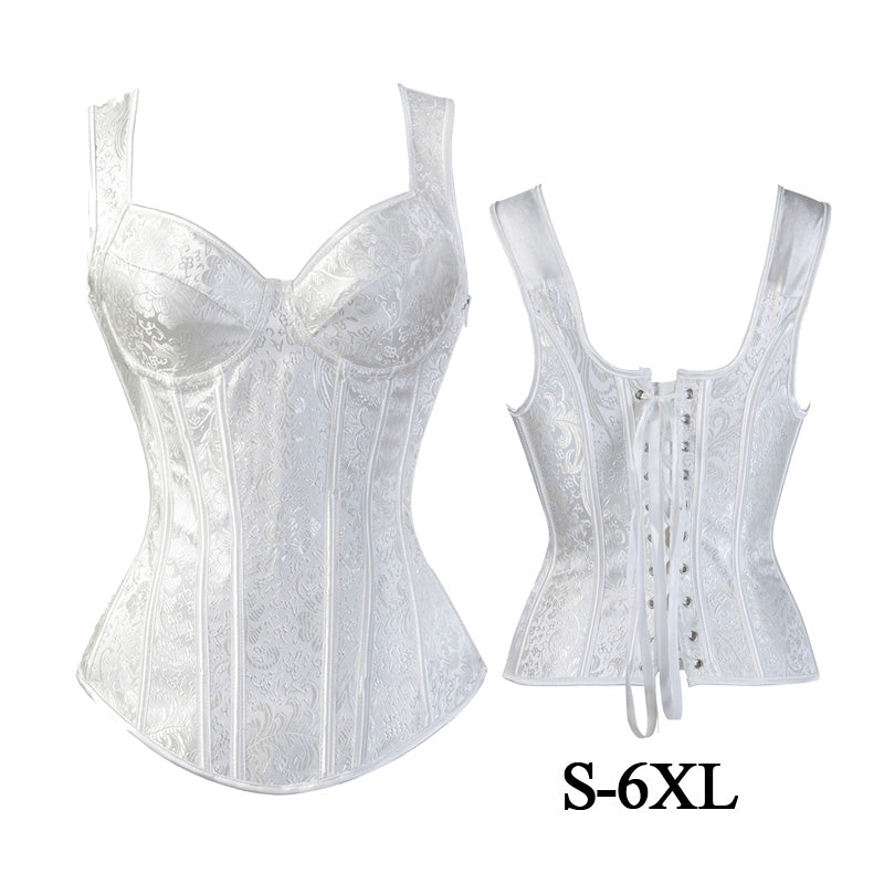 Black Lacing-up corselet Women Top