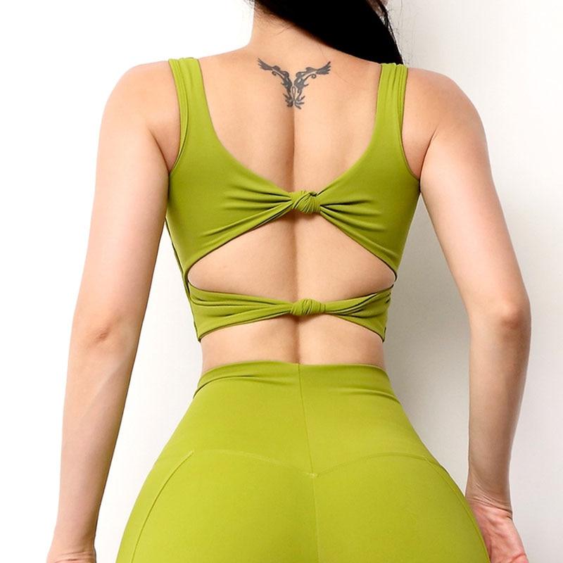 Back knot Sports Bra