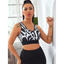 Sexy Print Medium Impact Yoga Bra