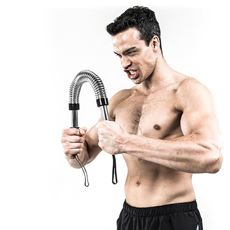 FEIERDUN Power Twister Spring Steel Arm Muscle Chest Shoulder Exercise Fitness Extreme Strength Suitable Professional Athletes Sportsman