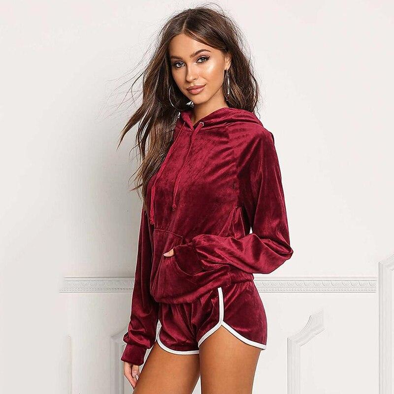 Women Sports Sets Tracksuits Hoodies Pieces