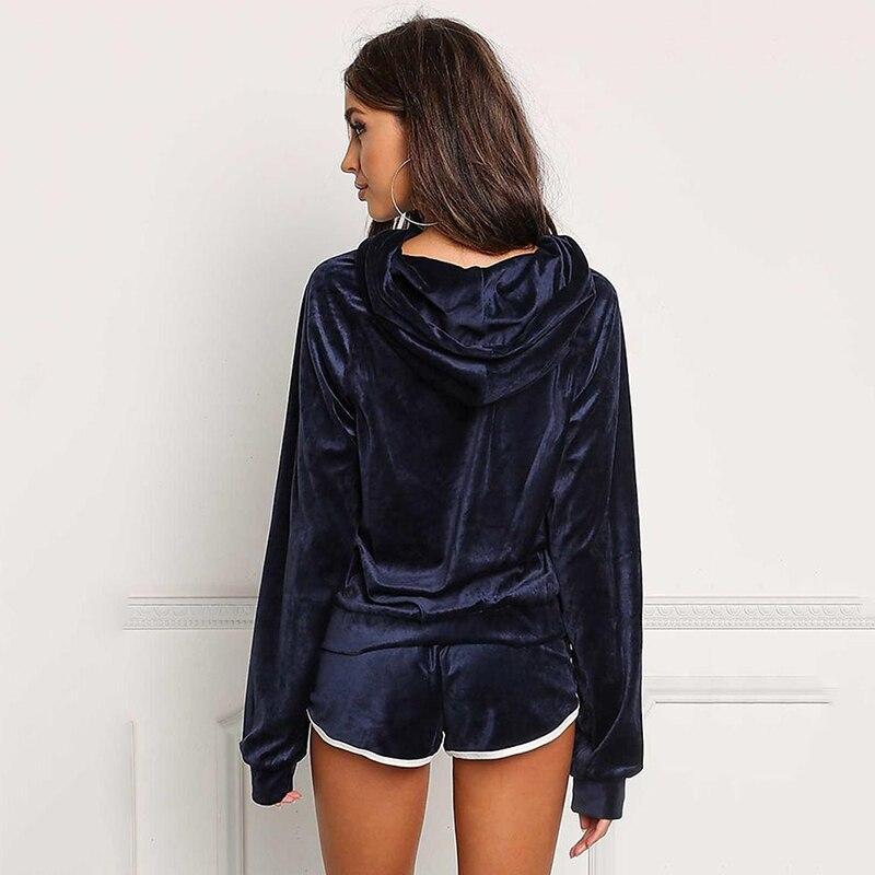 Women Sports Sets Tracksuits Hoodies Pieces