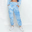 Tie Dye Jogging Hoodie Loose Suit