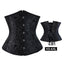 Women Lace Up Boned Jacquard Brocade Waist Training
