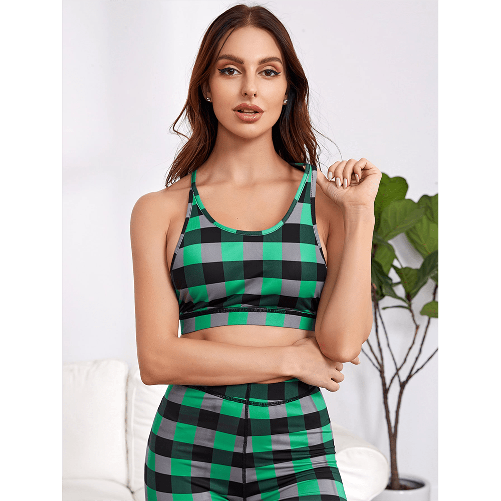 Medium Support Front Strappy Sports Bras