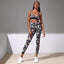 Fitness piece Print Suit