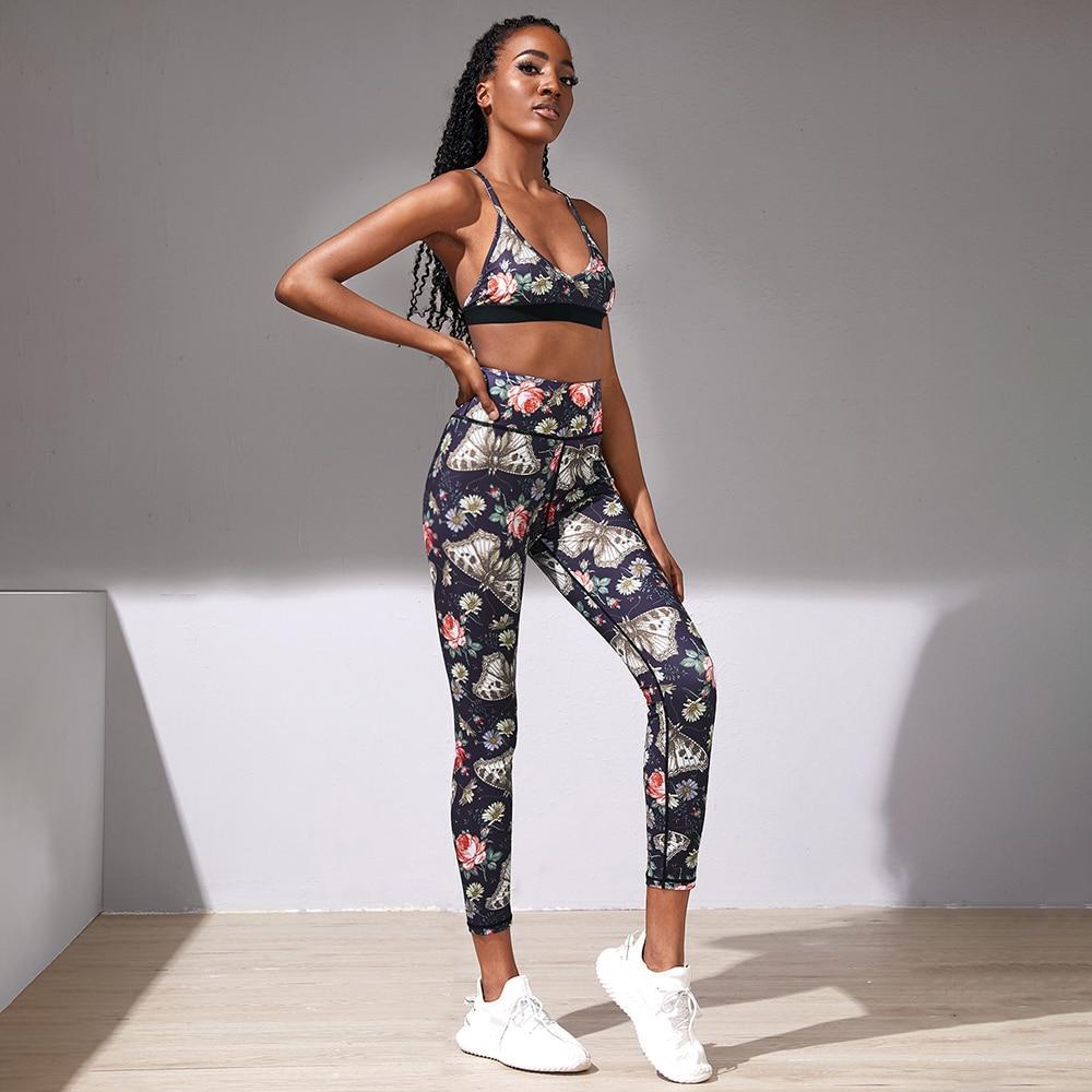 Fitness piece Print Suit