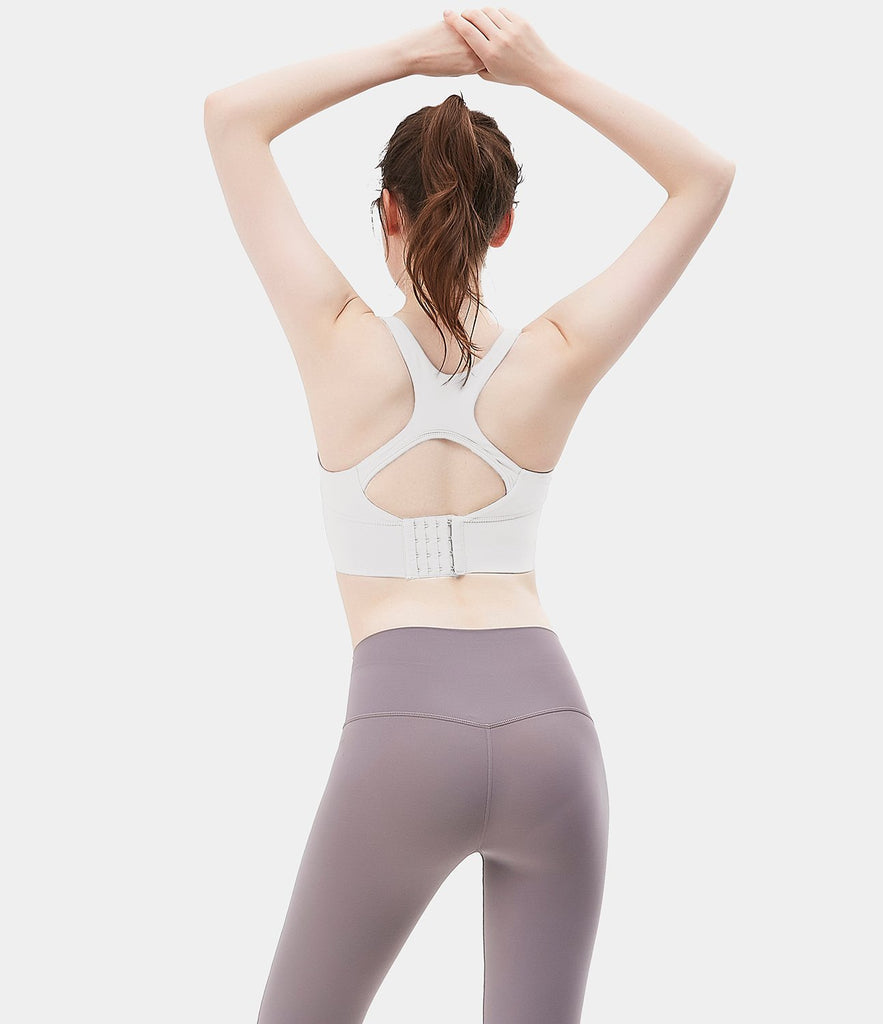 Bloom Neck Seamless Crisscross High Support Sports Bra