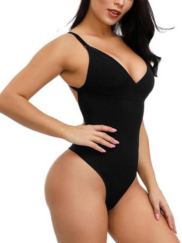 Women Full Shapewear Thong Backless Body Shaper