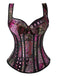 Black Lacing-up corselet Women Top