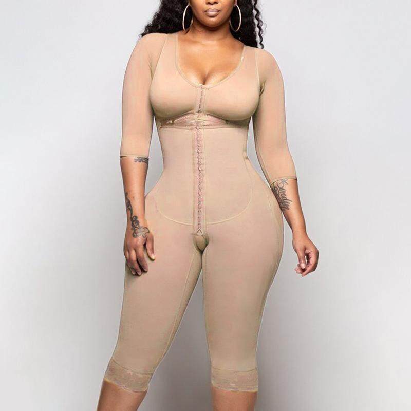 Bodyshaper Women HOOK EYE CLOSURE Long Sleeve