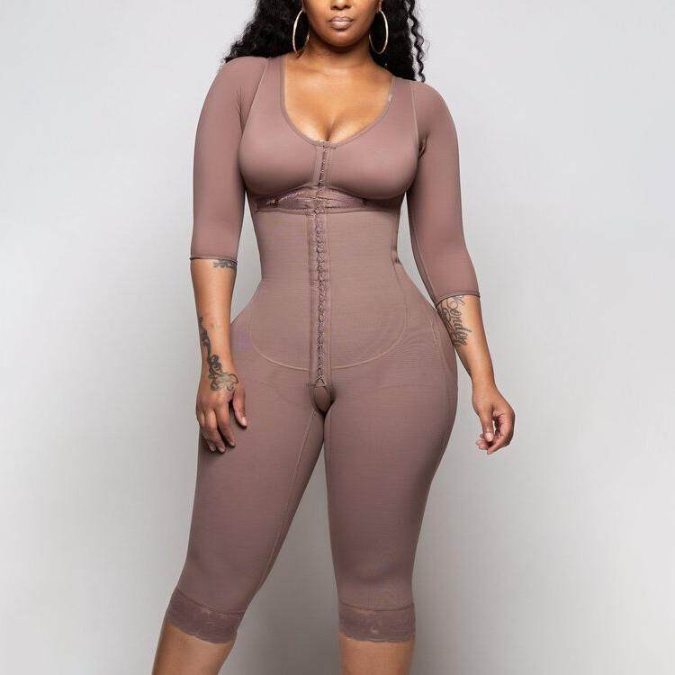 Bodyshaper Women HOOK EYE CLOSURE Long Sleeve