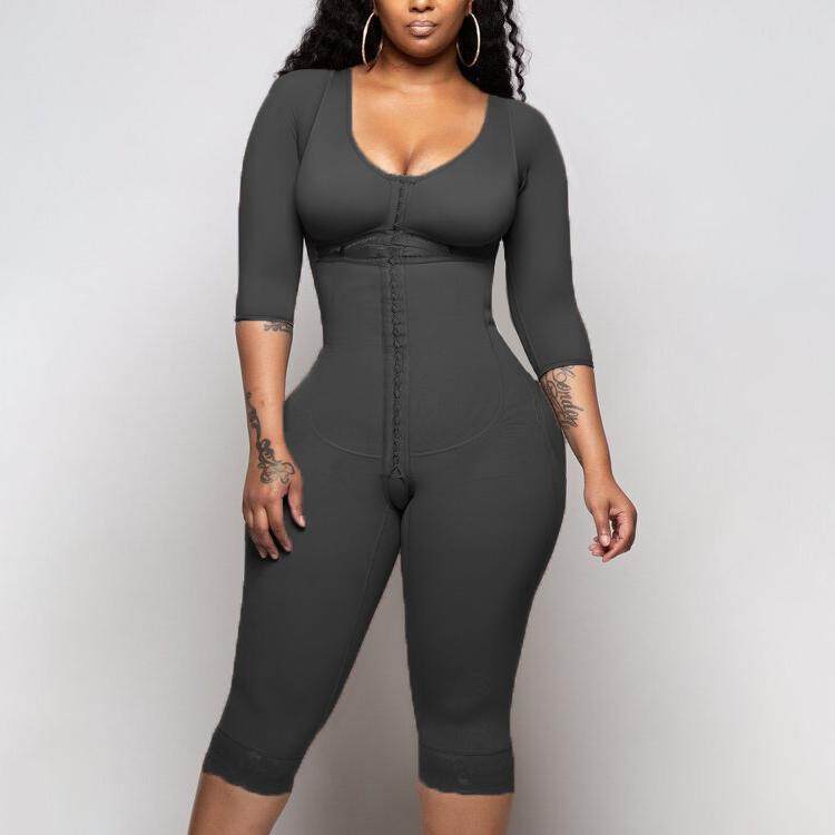 Bodyshaper Women HOOK EYE CLOSURE Long Sleeve