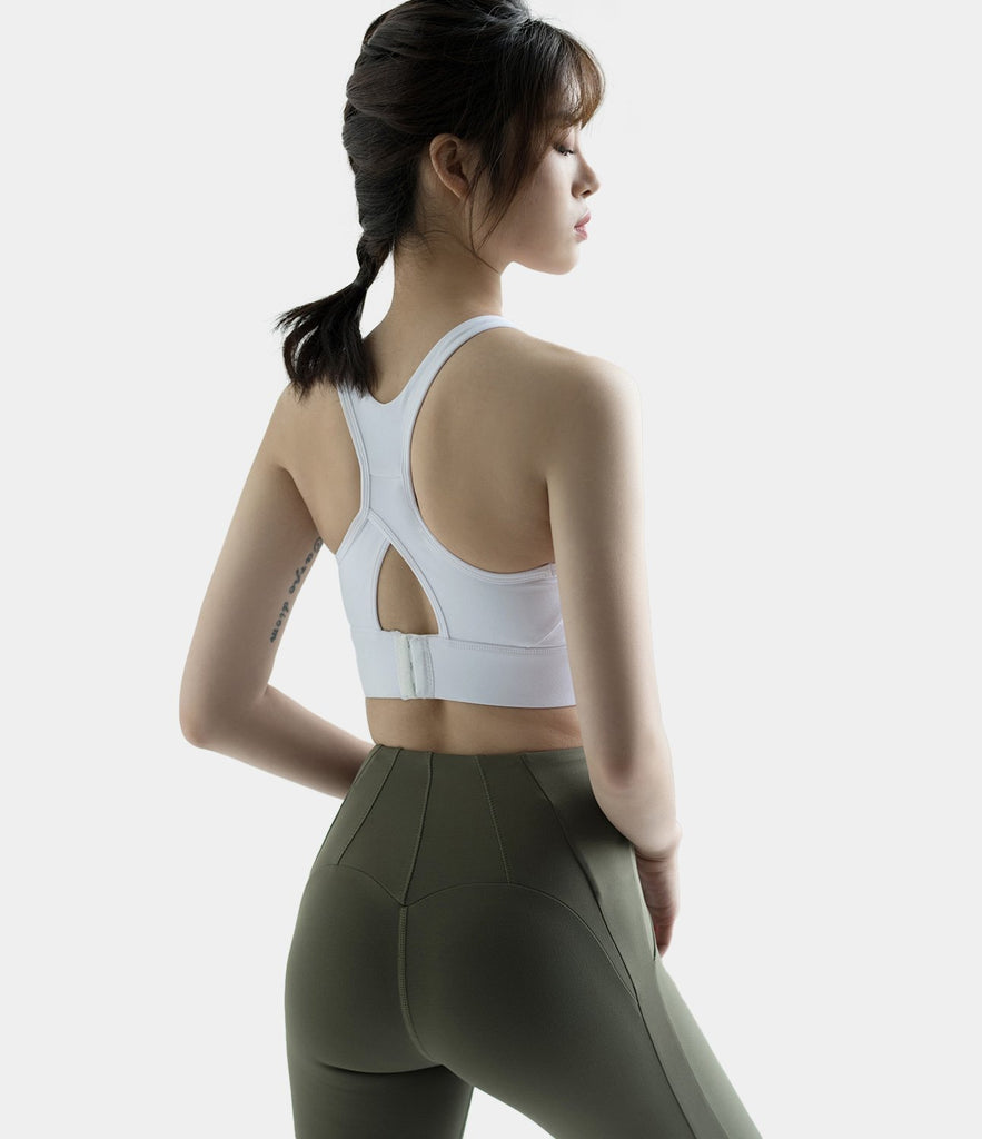 Bloom Neck Seamless Crisscross High Support Sports Bra