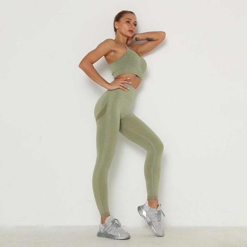 Knitted Moisture Wicking Yoga Suit