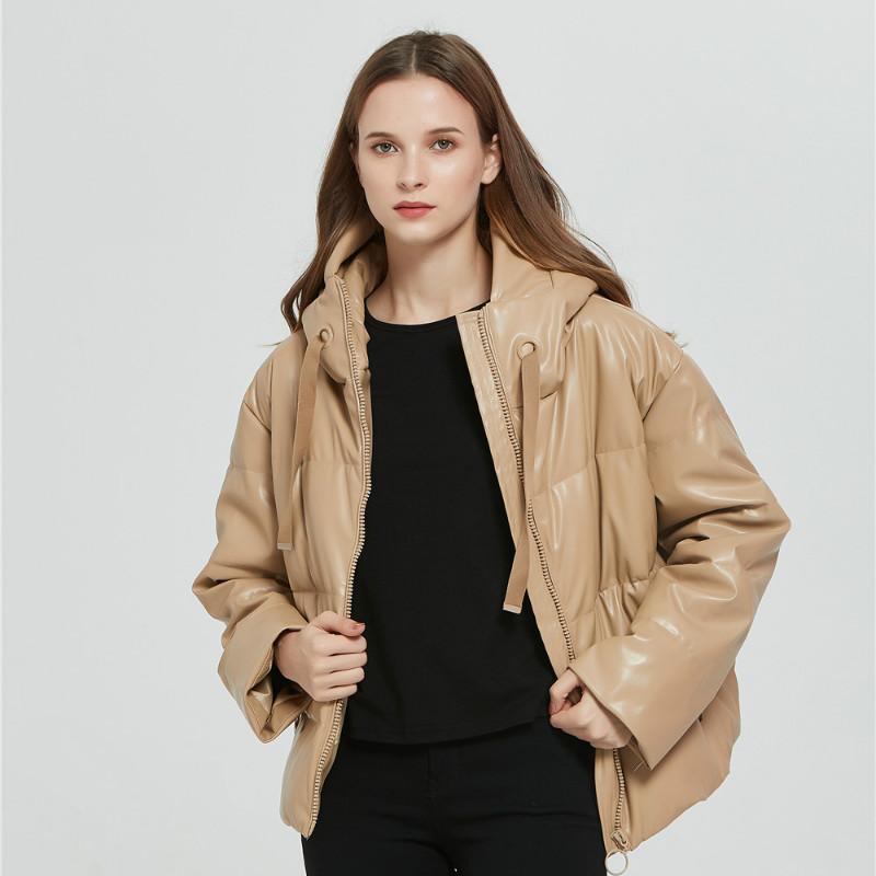 Heavy Leather Cotton Padded Jacket