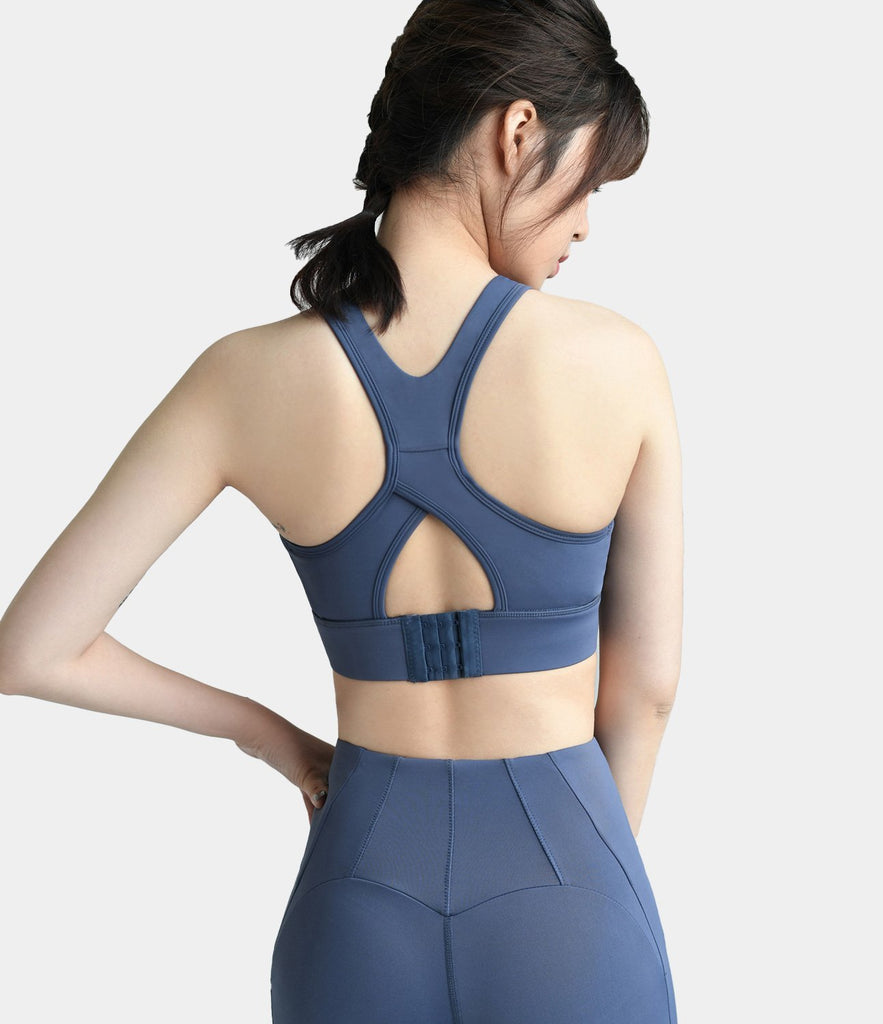 Bloom Neck Seamless Crisscross High Support Sports Bra