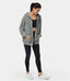 Solid Color Zip Front Sweatshirt